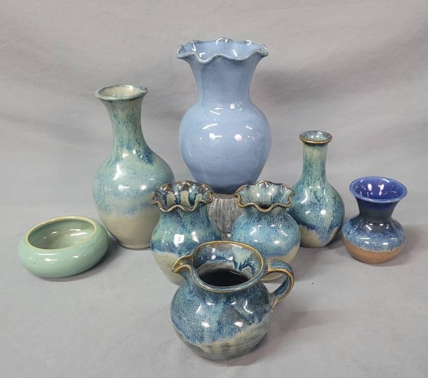 Fine Lot of JR Cooper Folk Art Pottery Lot (1 of 2)