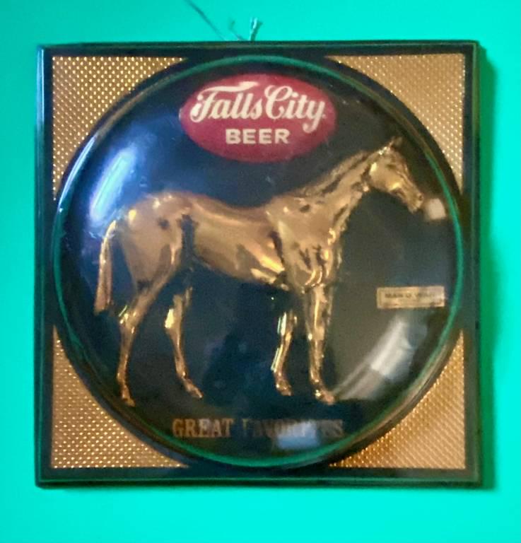 Rare Vintage Falls Beer Bubble Sign (1 of 1)