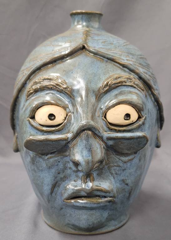 JR Cooper Face Jug "Cass Station Teacher 2001 (1 of 3)