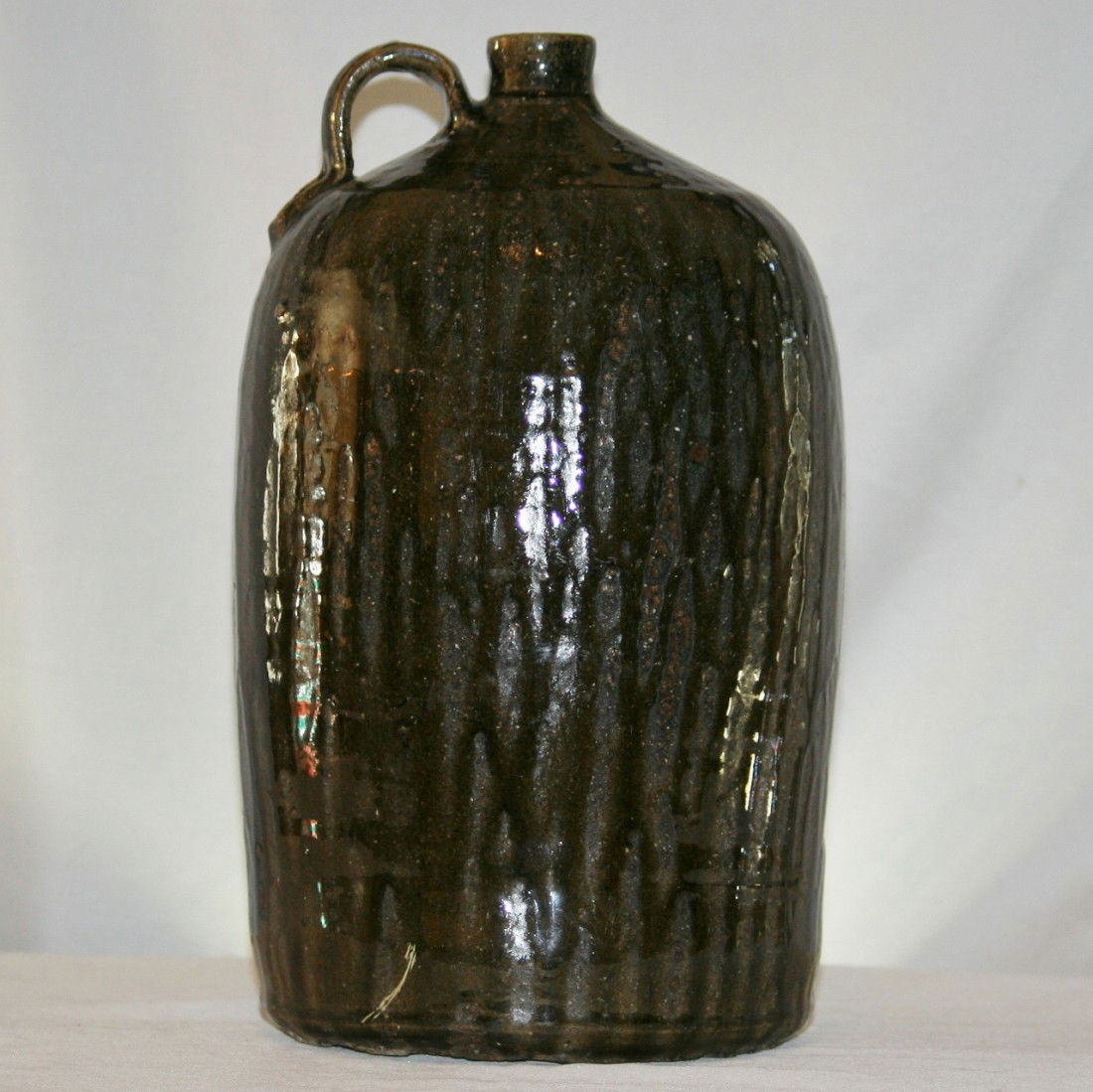 Crawford County JHL 2 Gallon Jug: Fantastic glaze, mint condition Artist Name: John Henry Long