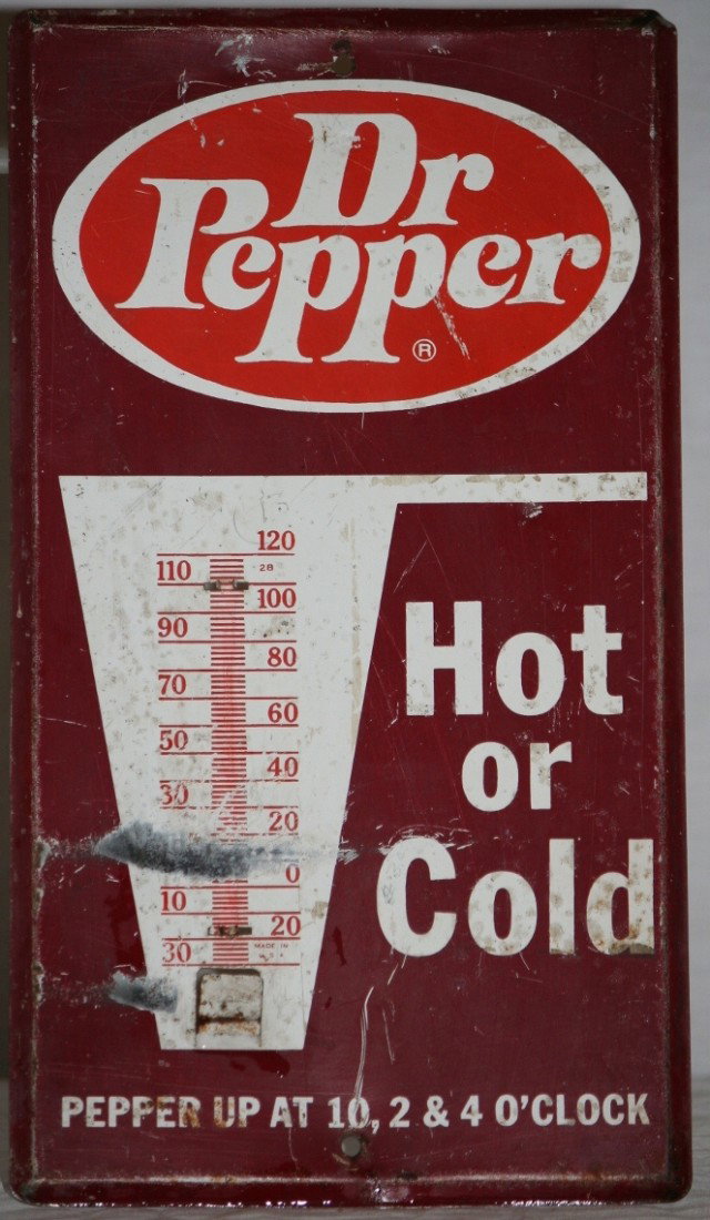 Dr. Pepper Thermometer: Dr. Pepper Hot or Cold Thermometer