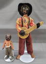 Rare LoveLeigh Black Americana Walnut Head Dolls