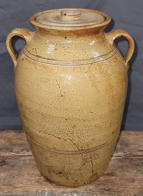 Important Perry Co. Ala. "Ham" Double Handle Jar (1 of 7)
