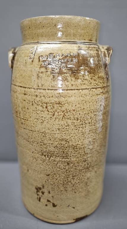 Stunning W.F. Hahn Trenton South Carolina 3 Gallon Churn (1 of 7)