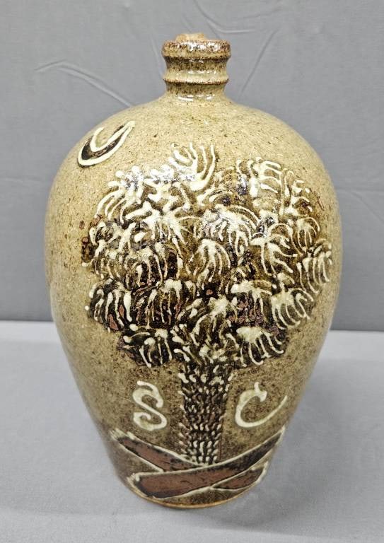 Fine 2003 Steve Ferrell Decorated South Carolina Jug (1 of 5)