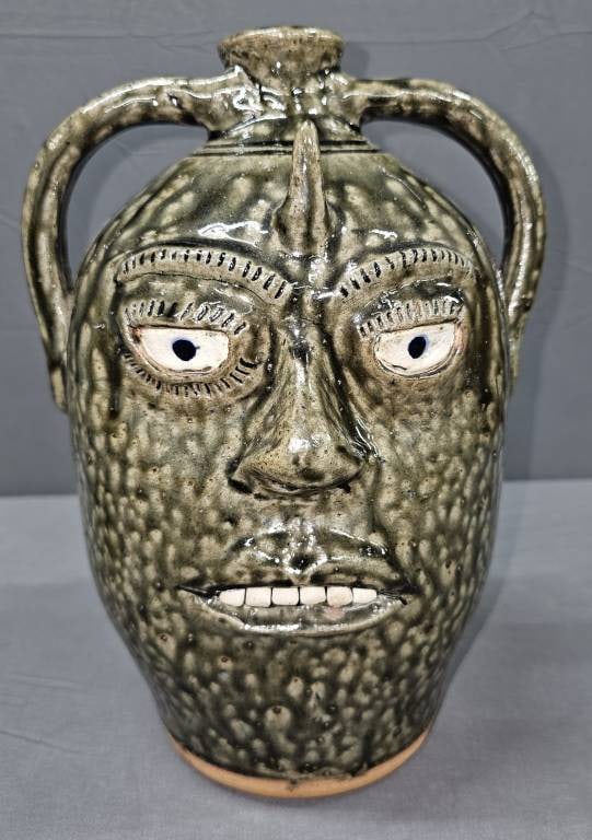 Scarce AG Meaders Devil Face Jug (1 of 5)