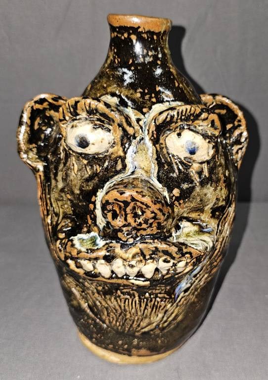 Fine Marie Rogers 1/2 Gallon Face Jug (1 of 5)