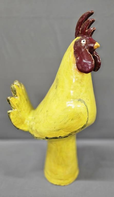 Larry Wilson Folk Pottery Rooster (1 of 4)