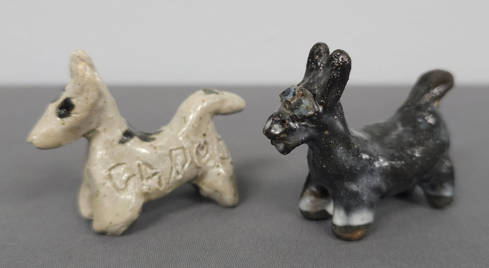 Marie Rogers Folk Pottery Terrier Dog Lot (1 of 2)