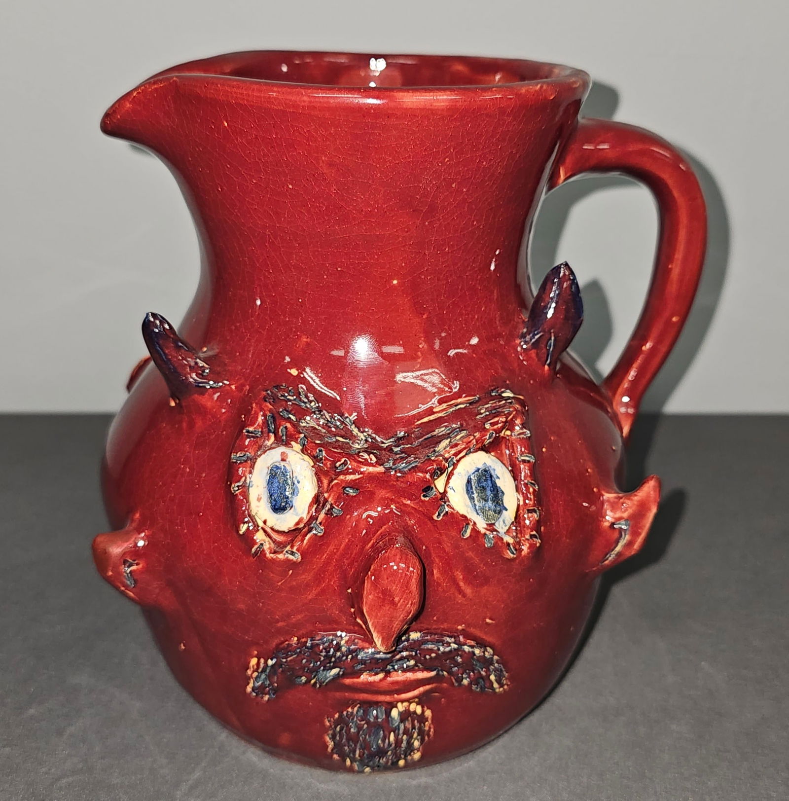 Scarce Jerry Brown Double Face - Devil Face Pitcher (Good Vs Evil) Circa 1993 (1 of 5)