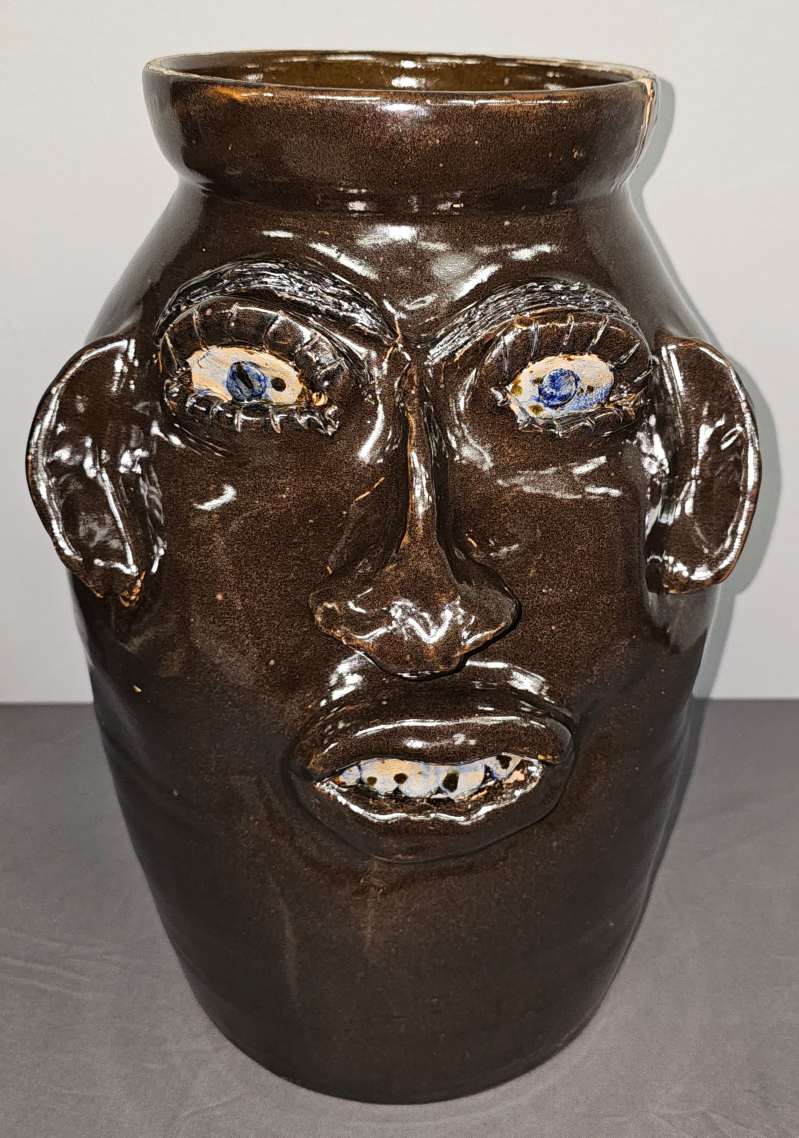 Fine 5gal Jerry Brown Face Churn (1 of 7)