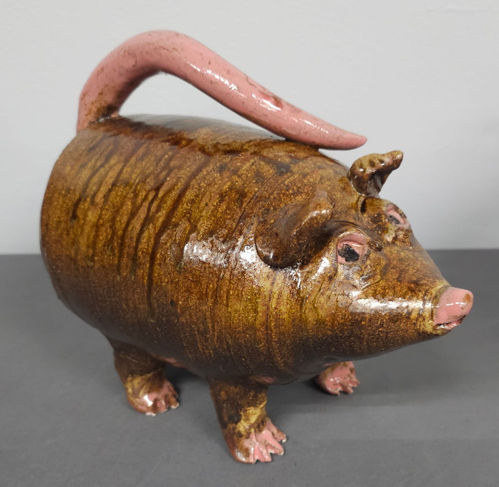 2008 Hughey  & Ann Wheeler Pottery Opossum Figure (1 of 4)