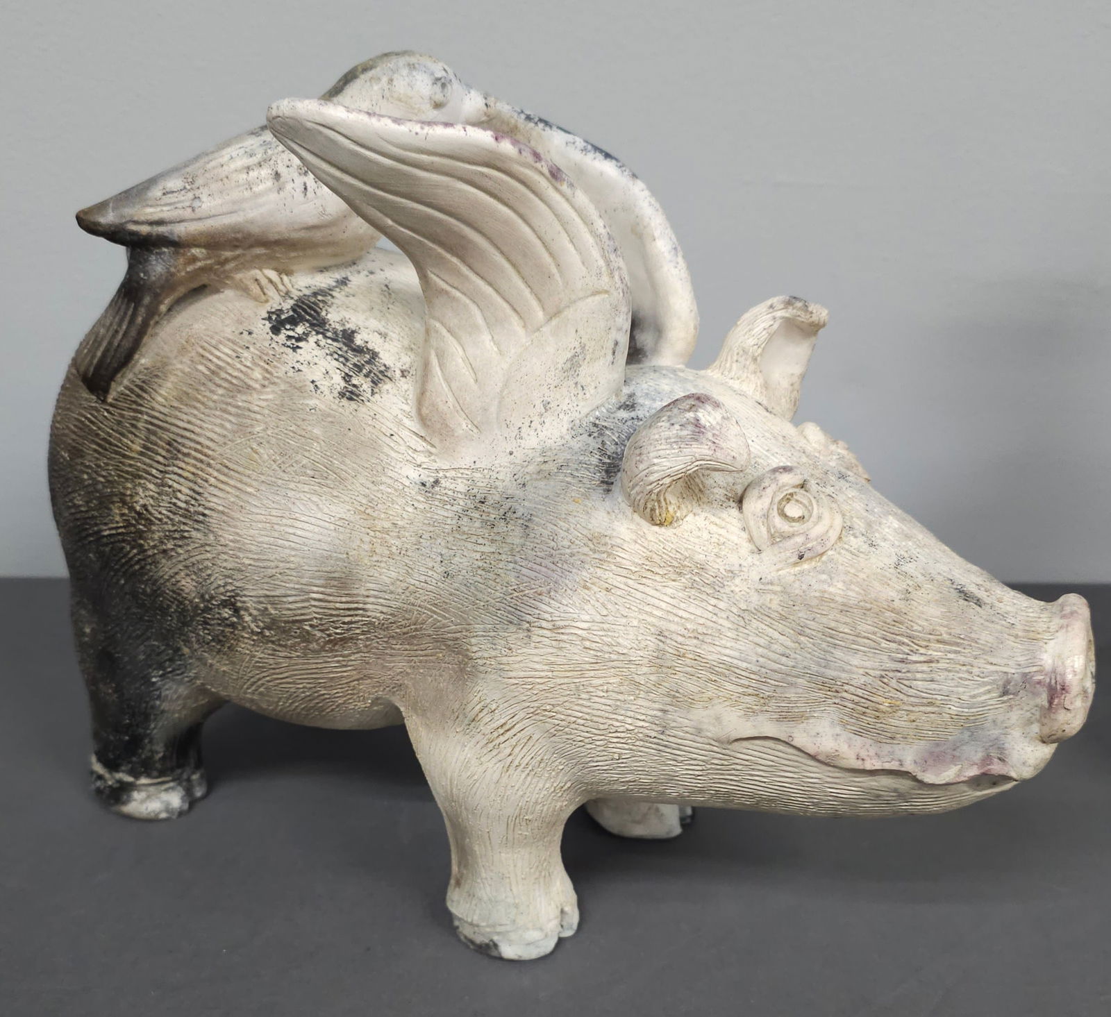 Rodney Leftwich Flying Pig With Bird (1 of 6)