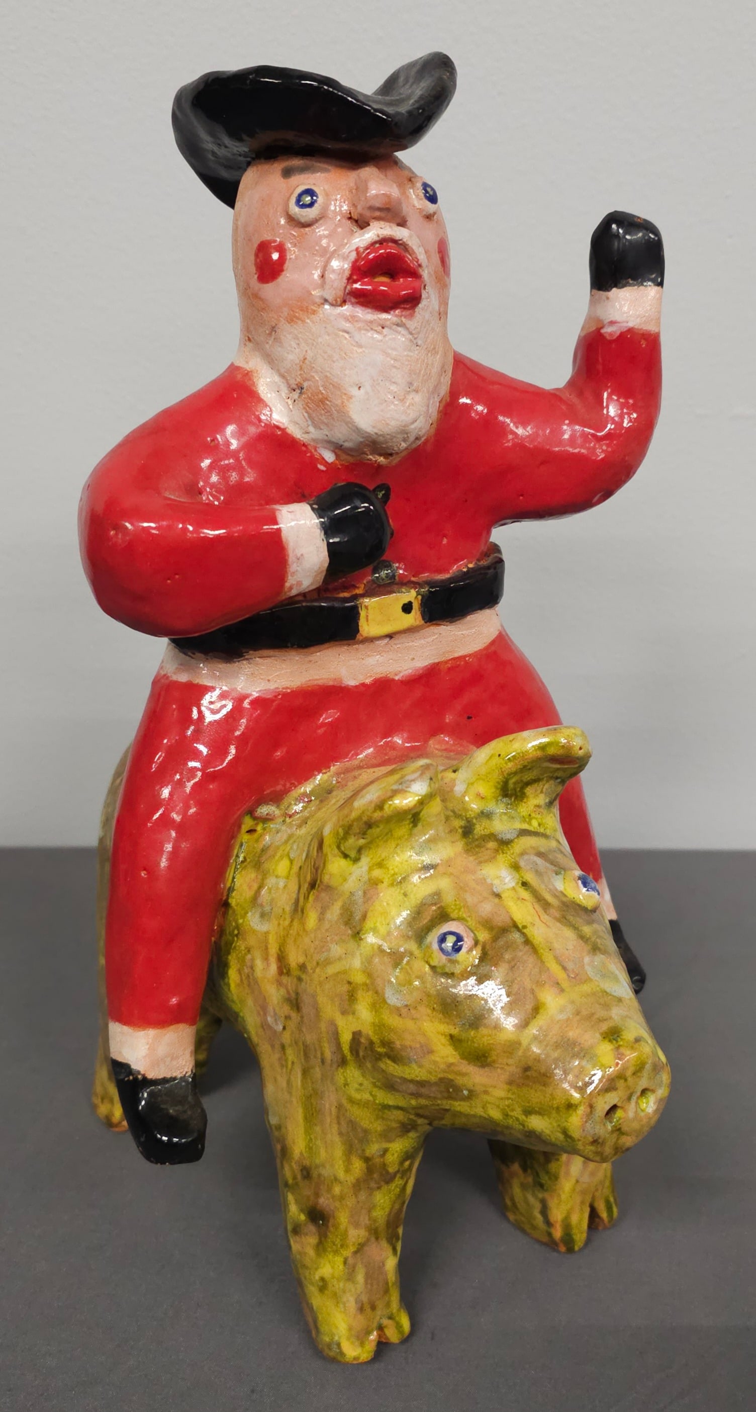 Fine Larry Wilson Santa Pig Rider (1 of 4)