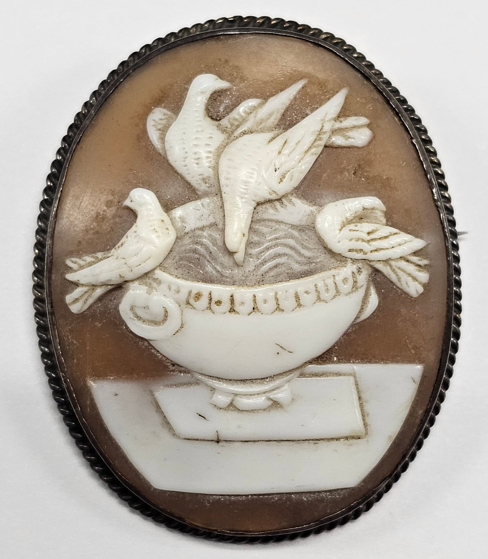 1840s French Shell Carved Cameo (1 of 2)