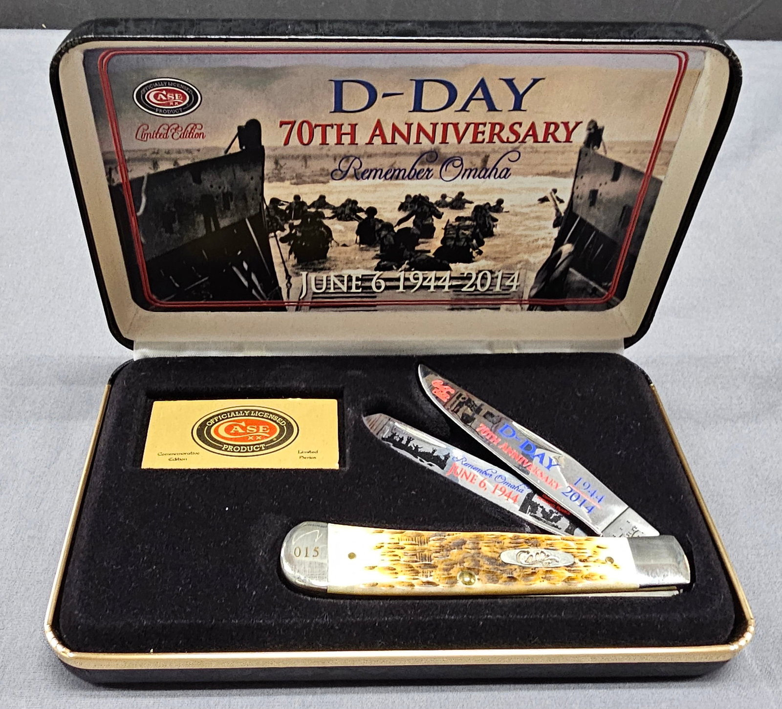 Case XX Trapper "D-Day" 70th Aniversary Knife (1 of 2)