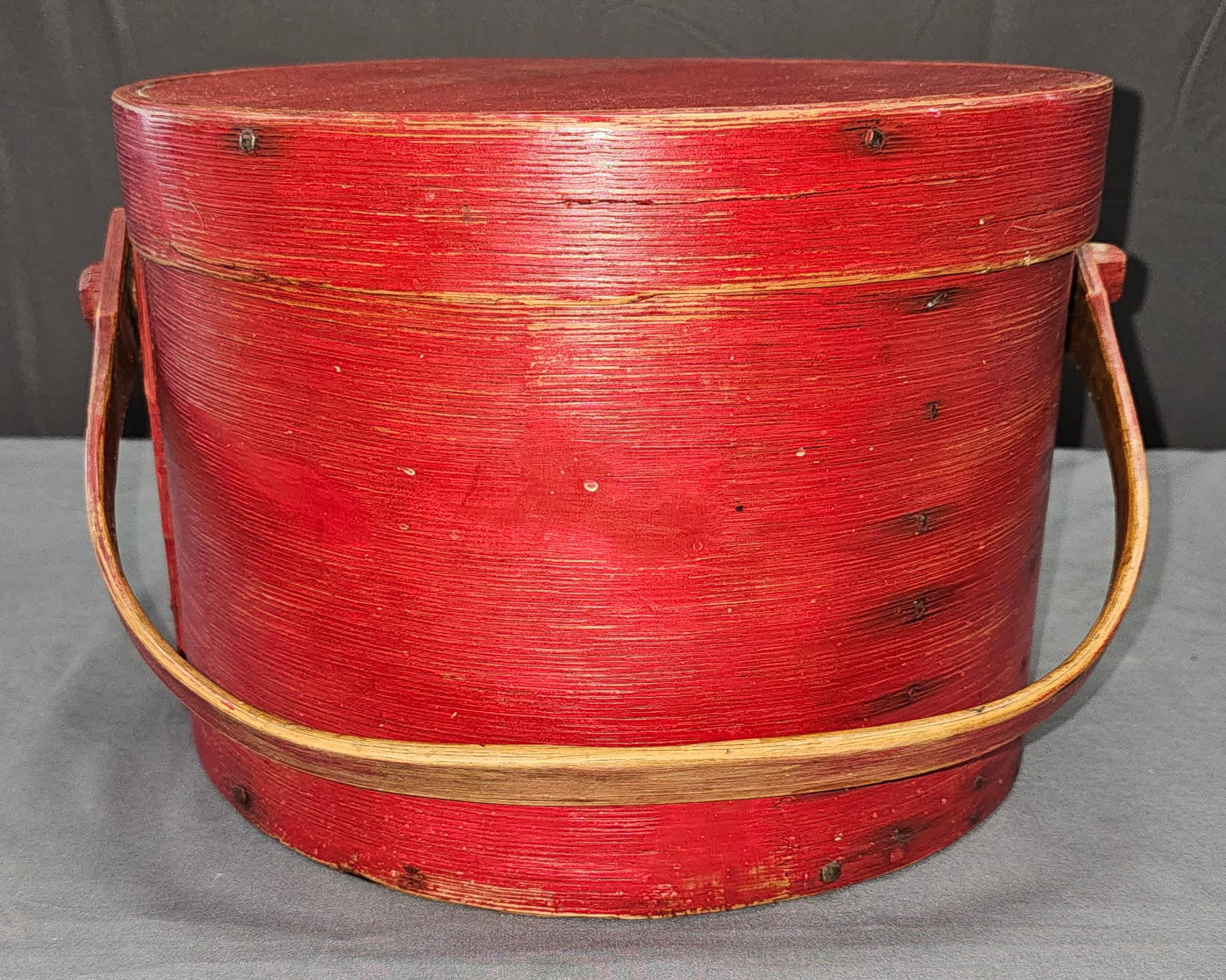 Fine Antique Red Paint Shaker Pantry Box (1 of 9)