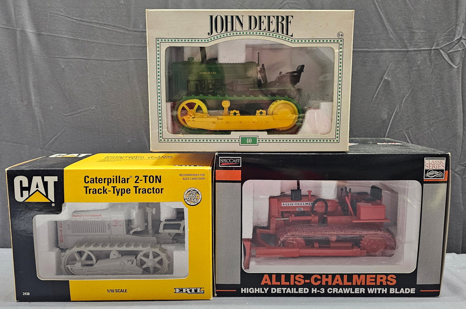 Vintage (NIB) Die Cast Toy Tractor Lot (1 of 3)