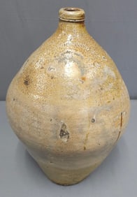 Early Signed Boston 3gal Salt Glaze Jug