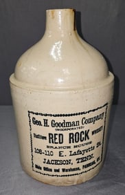 Geo. H. Goodman Company "Red Rock Whiskey" Jug