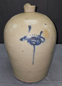 Red Wing Cobalt Decorated 4gal Salt Glaze Jug