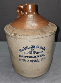Fine RM Rose Co. Distillers Atlanta Ga Whiskey 1gal Jug