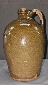 Fine 1870s Edgefield SC JW Seigler 1/2gal Jug