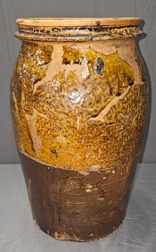 Fine 1860s Texas - John Leopard 4gal Jar