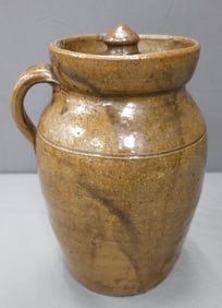 1840s Washington Co. Quart Lidded Jar