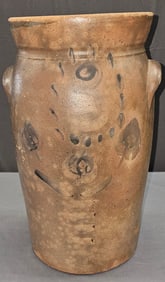 Fine CS Kline Decorated Clown Face 2gal Churn