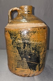 Fine EL Stork Decorated 1 Gallon Jug