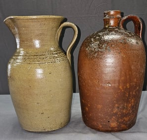 North Carolina JD Craven Jug & Pitcher Lot