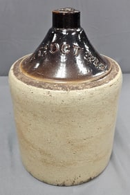 1gal Pat. Oct 3rd 1882 Stoneware Liquor Jug