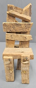 Significant Beverly Buchanan Wooden Chair