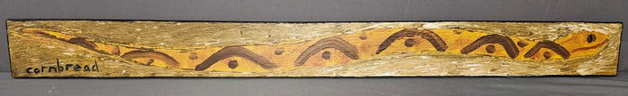Cornbread Folk Art Snake Painting