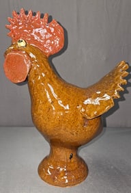 Reggie Meaders Folk Pottery Rooster