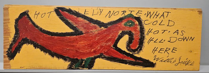 Willie Jenks Folk Folk Art Painting