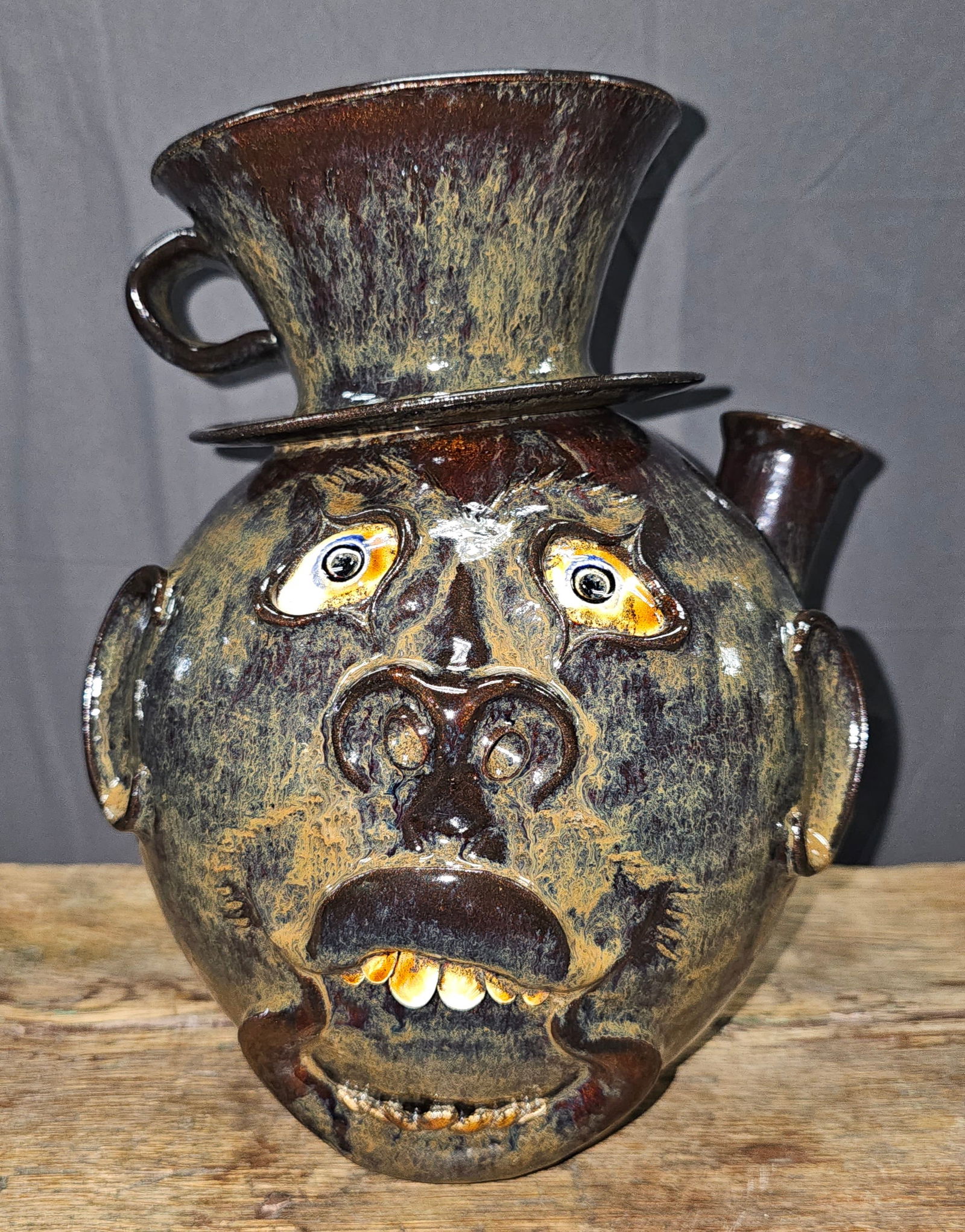2003 Roger Corn Face Tea Pot (1 of 5)