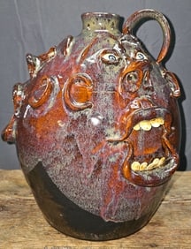 Stunning Roger Corn Multi-Face, Face Jug
