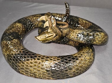 Stunning 1992 Michael & Melvin Crocker Rattlesnake