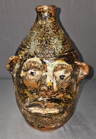 Fine Marie Rogers Face Jug