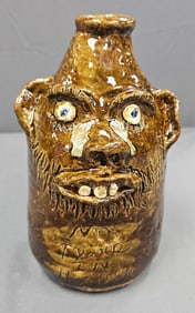 Marie Rogers Quart Verse Face Jug