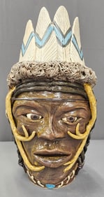 Lin Craven Native American Spirits Turkey Face Jug