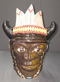 Lin Craven Native American Spirit Face Jug