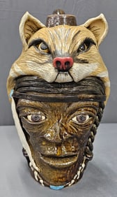 Lin Craven Native American Spirits Face Jug