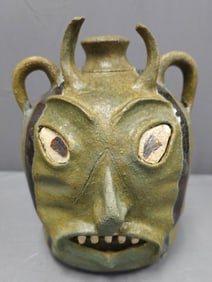 Rare Wayne Hewell #9 Devil Face Jug