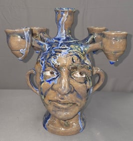 Fine Jason Mahlke Double Face Candelabra
