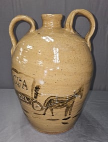 Chester Hewell CSA Decorated 2gal Jug