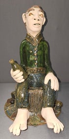 Lin Craven #1 Figural Titled: What's Time To A Hog"