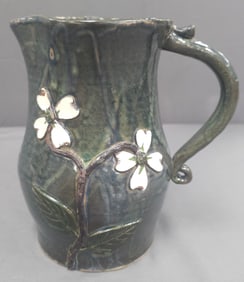 1997 Lin Craven Dogwood Flower Pitcher